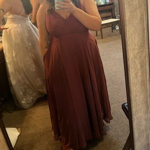 Birdy grey rosewood bridesmaid dress